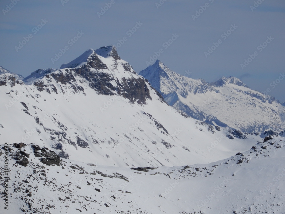 Vorderer Geiselkopf 2974m... dahinter das Säuleck 3079m Vorderer Geiselkopf 2974m... dahinter das Säuleck 3079m