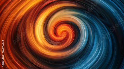 Neon spirals twisting through space on a dark background, neon spiral, psychedelic flow