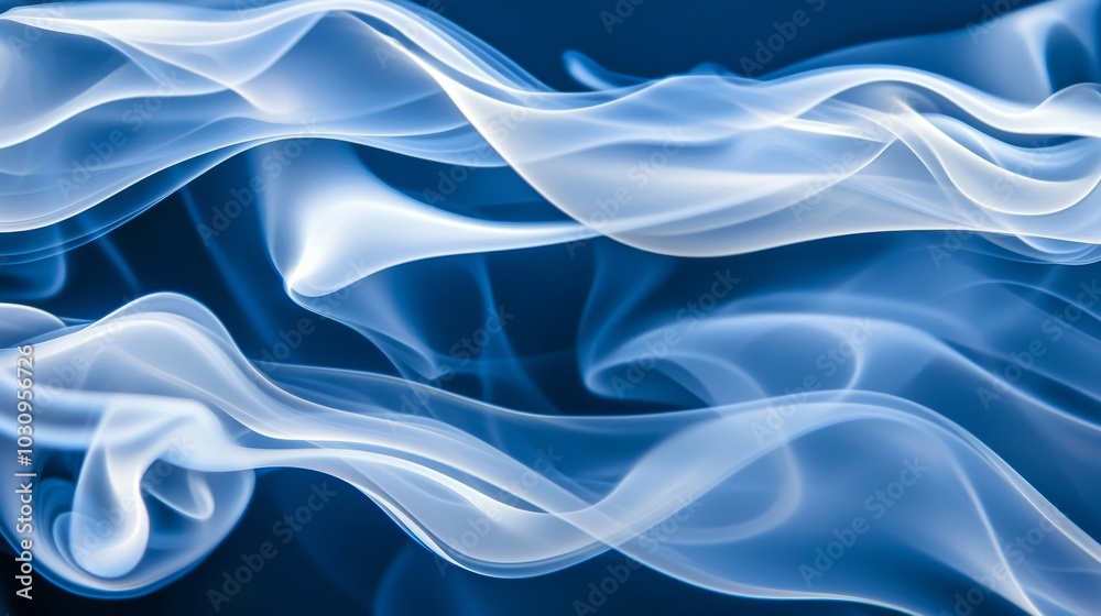 Abstract smoke blending with light beams in a surreal display, smoke and light, dreamlike quality Abstract smoke blending with light beams in a surreal display, smoke and light, dreamlike quality