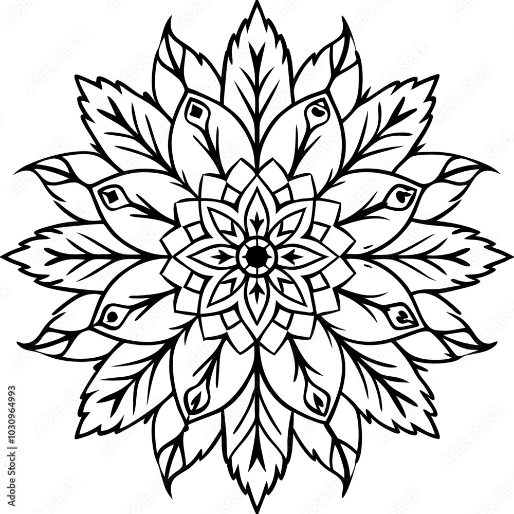 Abstract floral background Abstract floral background