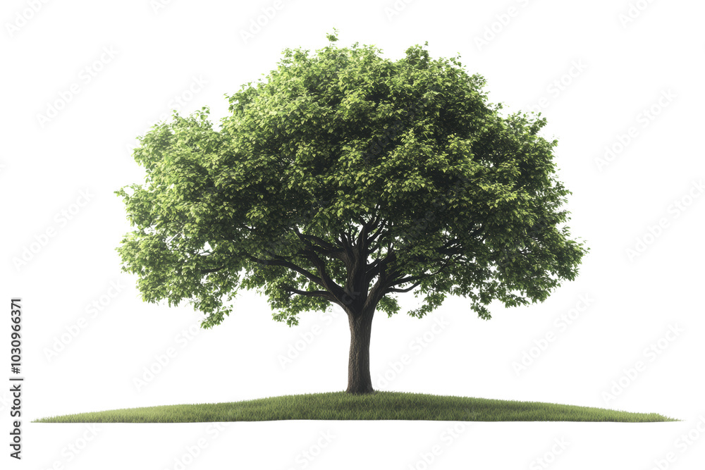 A majestic tree with lush green foliage on a serene landscape, showcasing nature's beauty and tranquility. A majestic tree with lush green foliage on a serene landscape, showcasing nature's beauty and tranquility.