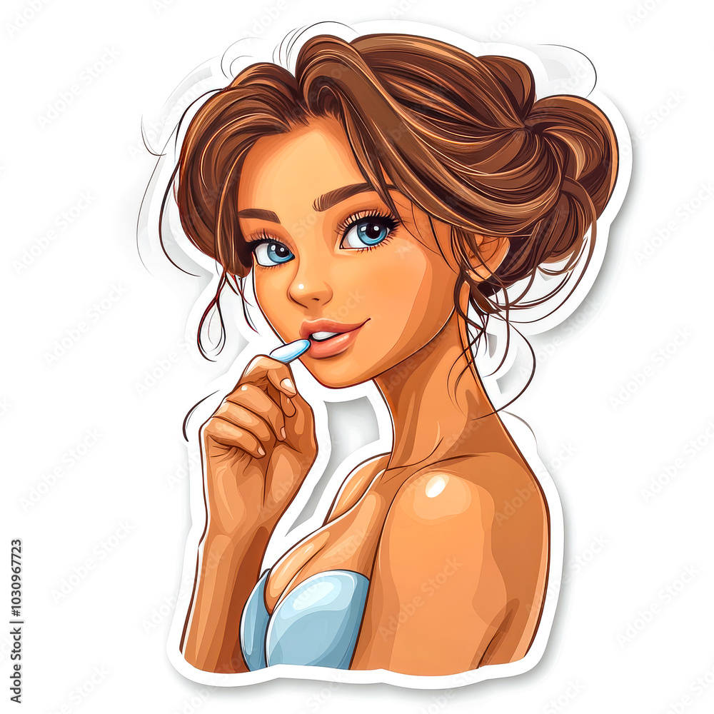 Portrait of a Confident Woman with Beautiful Skin