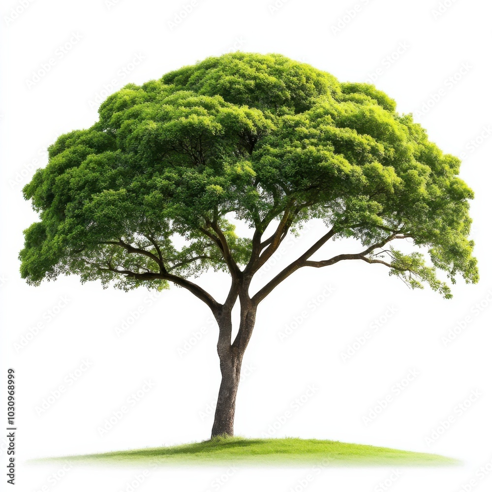 Lush Green Tree in Bright Natural Light Lush Green Tree in Bright Natural Light