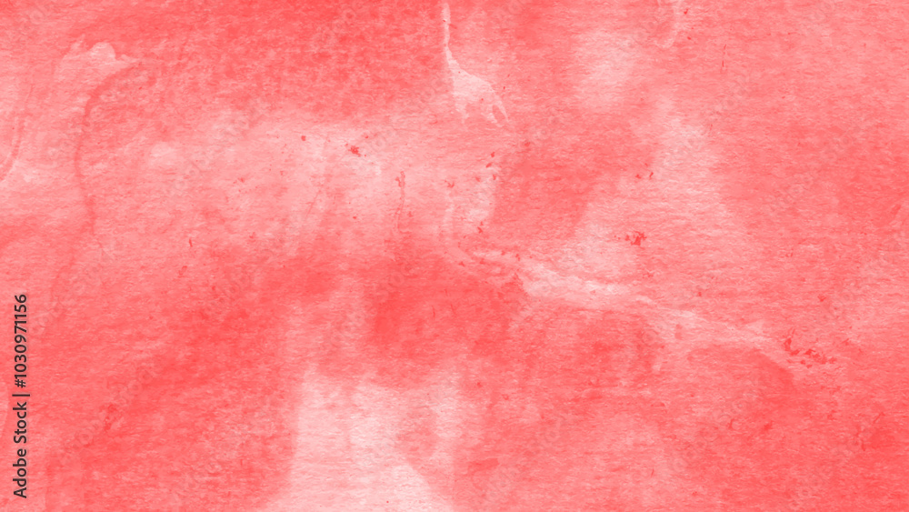 Fototapeta premium Watercolor light red gradient background texture