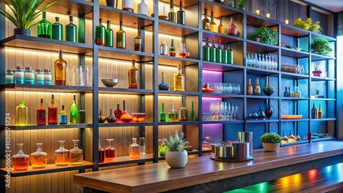 Discover Stylish Modern Bar Shelf Ideas for Your Home Decor and Entertainment Needs in 2023