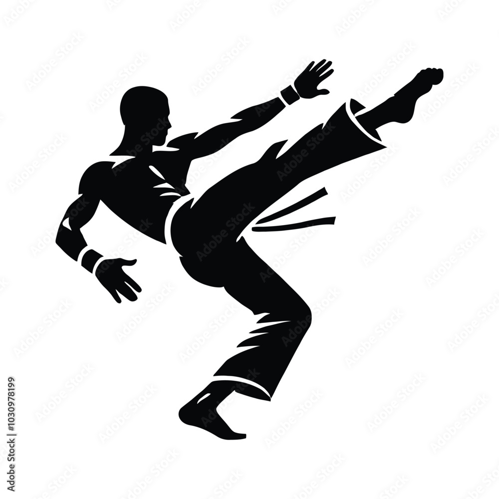 Capoeira Silhouette