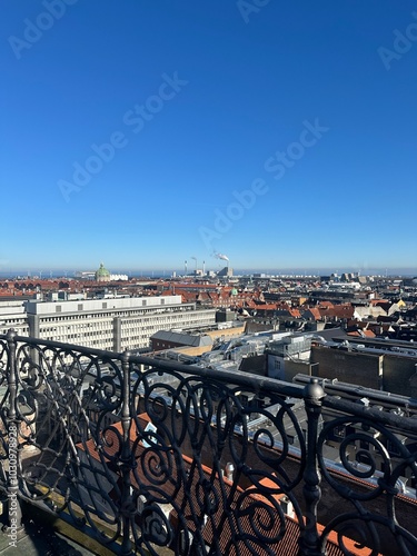 Canvas Print Skyline Copenhagen City Europe Denmark
