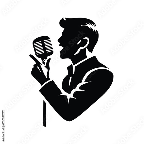 Singer Silhouette