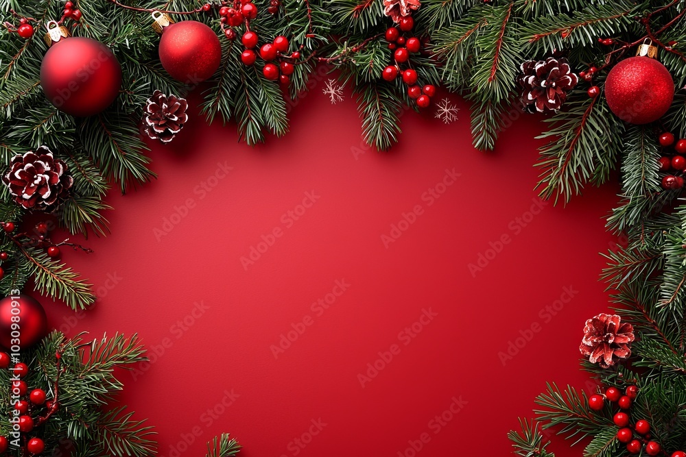 Christmas Season Background in Winter Christmas Season Background in Winter