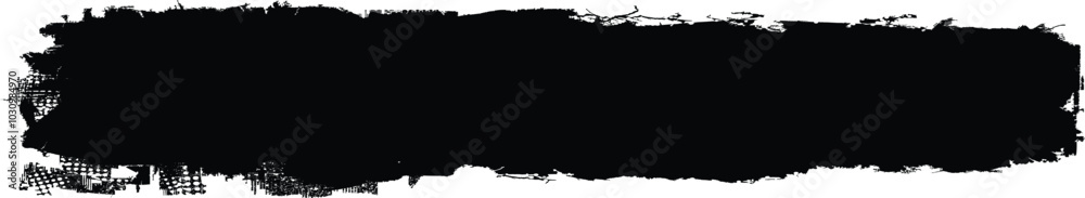 Brush paint .Grunge Paint Roller . Vector brush Stroke . Grunge banner . Black stripe with rough edges. paintbrush design element . Bulge line . Distress, grungy vector strokes Brush paint .Grunge Paint Roller . Vector brush Stroke . Grunge banner . Black stripe with rough edges. paintbrush design element . Bulge line . Distress, grungy vector strokes