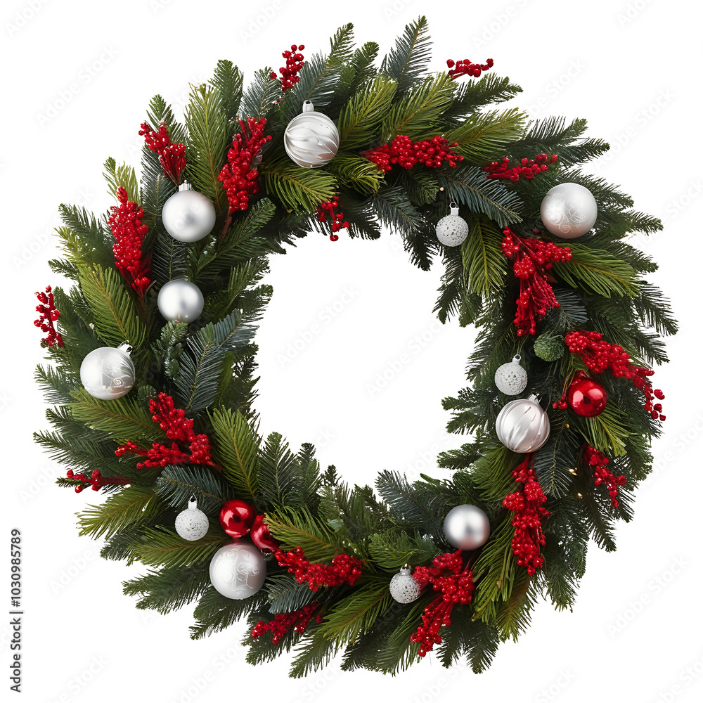 christmas wreath isolated on white christmas wreath isolated on white