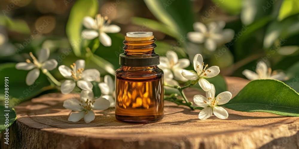 Close-up examination of the beautiful blossoms used for neroli oil. Close-up examination of the beautiful blossoms used for neroli oil.