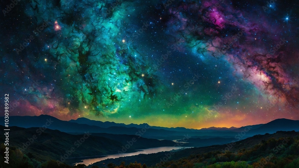 starry night sky starry night sky