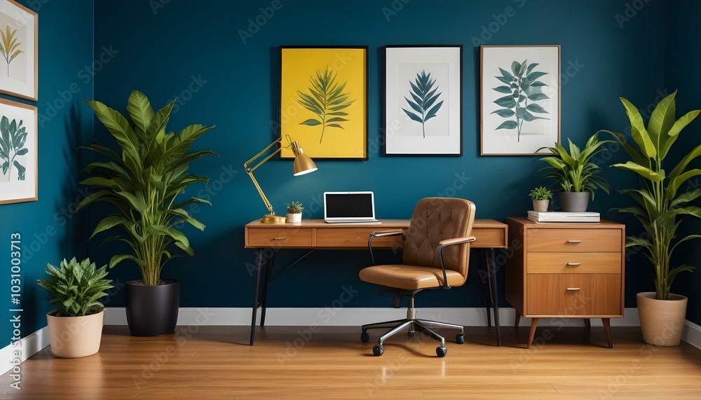 Photo modern style interior room 3d illustration Photo modern style interior room 3d illustration