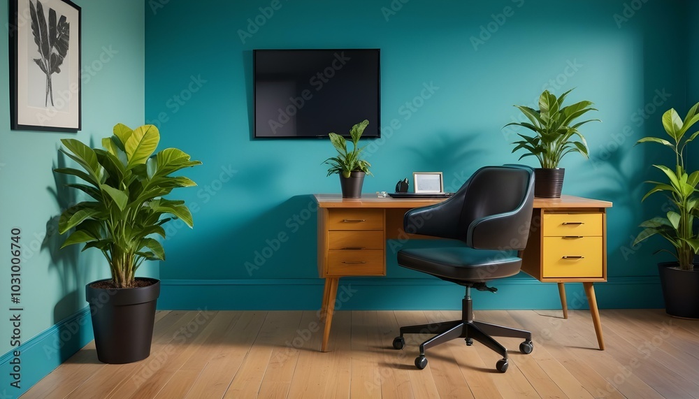 Photo modern style interior room 3d illustration Photo modern style interior room 3d illustration