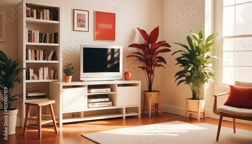 Photo modern style interior room 3d illustration