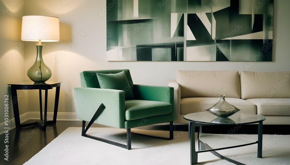 Photo modern style interior room 3d illustration Photo modern style interior room 3d illustration