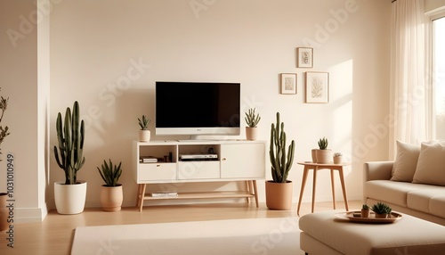 Photo modern style interior room 3d illustration