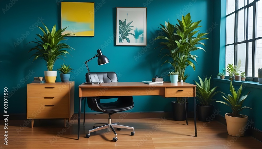Photo modern style interior room 3d illustration Photo modern style interior room 3d illustration