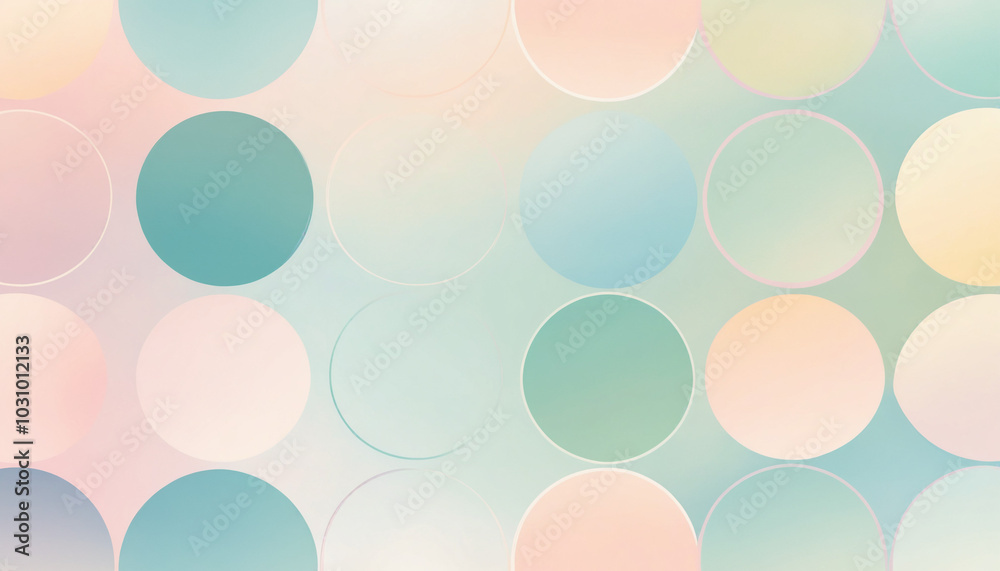 Soft Pastel Gradient Circle Abstract Pattern. Soft Pastel Gradient Circle Abstract Pattern.