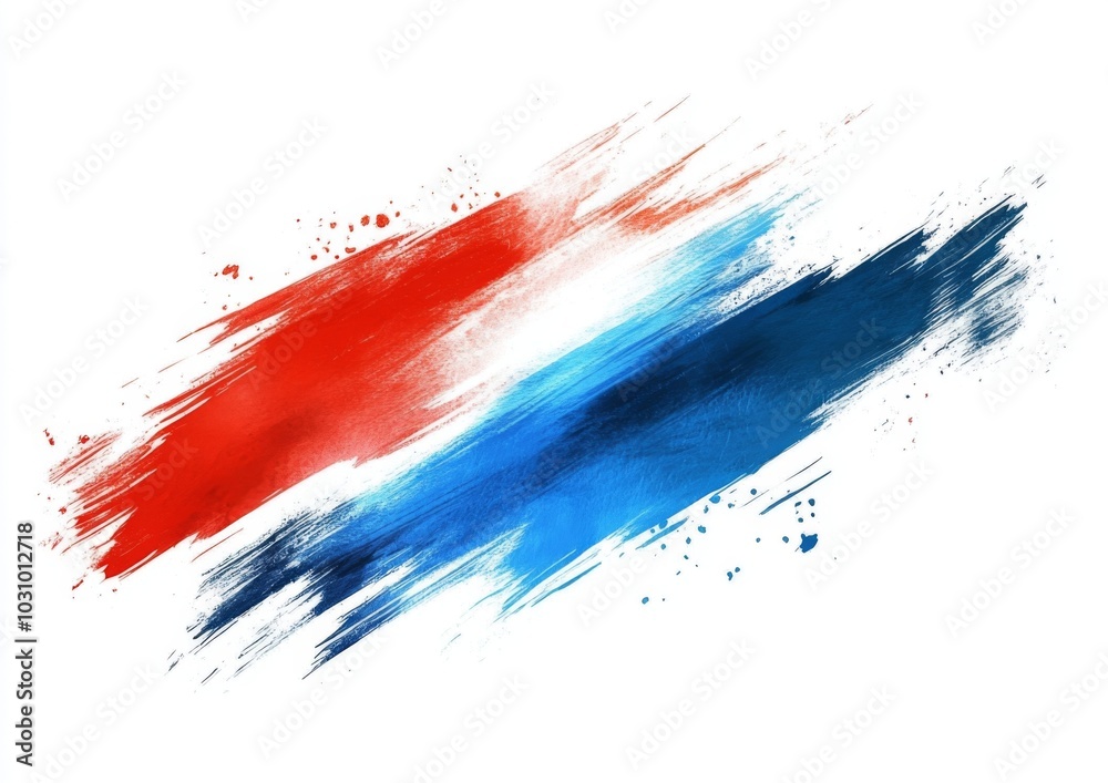 Brush stroke art representing the colors of the Russian flag. Brush stroke art representing the colors of the Russian flag.