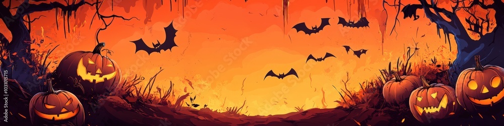 Halloween Sale. Spooky Deals Web Banner Design for October Website Promotions Halloween Sale. Spooky Deals Web Banner Design for October Website Promotions