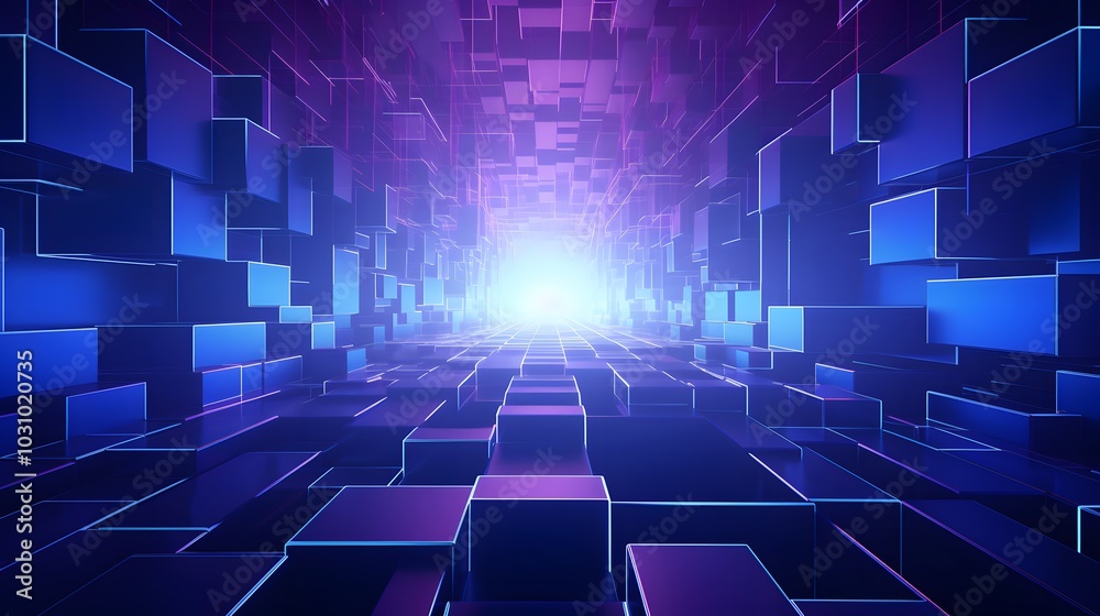 3d rendering of blue and purple abstract geometric background. Scene for advertising, technology, showcase, banner, game, sport, cosmetic, business, metaverse. Sci-Fi Illustration. Product display 3d rendering of blue and purple abstract geometric background. Scene for advertising, technology, showcase, banner, game, sport, cosmetic, business, metaverse. Sci-Fi Illustration. Product display