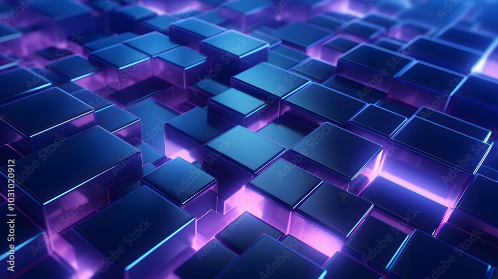 3d rendering of blue and purple abstract geometric background. Scene for advertising, technology, showcase, banner, game, sport, cosmetic, business, metaverse. Sci-Fi Illustration. Product display 3d rendering of blue and purple abstract geometric background. Scene for advertising, technology, showcase, banner, game, sport, cosmetic, business, metaverse. Sci-Fi Illustration. Product display