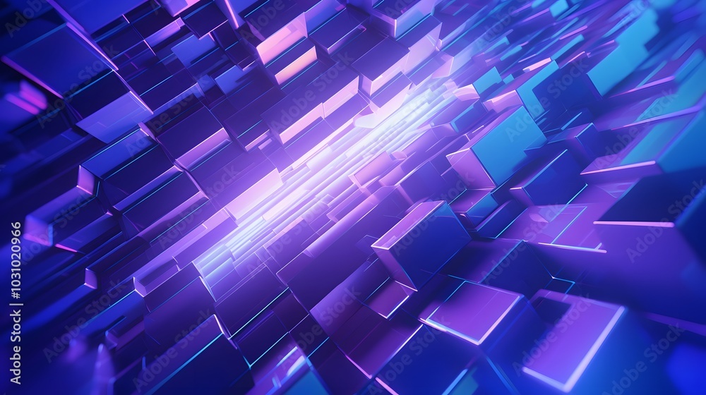 3d rendering of blue and purple abstract geometric background. Scene for advertising, technology, showcase, banner, game, sport, cosmetic, business, metaverse. Sci-Fi Illustration. Product display 3d rendering of blue and purple abstract geometric background. Scene for advertising, technology, showcase, banner, game, sport, cosmetic, business, metaverse. Sci-Fi Illustration. Product display