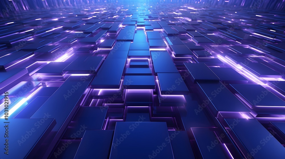 3d rendering of blue and purple abstract geometric background. Scene for advertising, technology, showcase, banner, game, sport, cosmetic, business, metaverse. Sci-Fi Illustration. Product display 3d rendering of blue and purple abstract geometric background. Scene for advertising, technology, showcase, banner, game, sport, cosmetic, business, metaverse. Sci-Fi Illustration. Product display