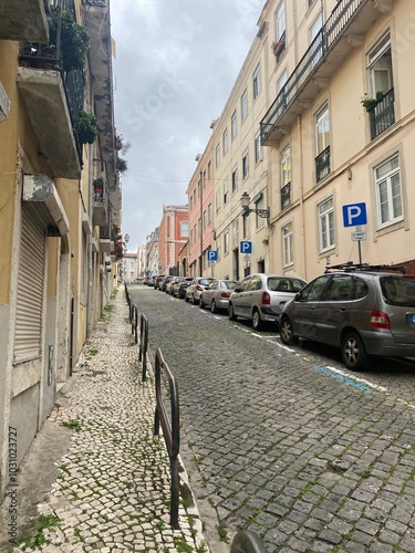 Canvas Print Lisbon street
