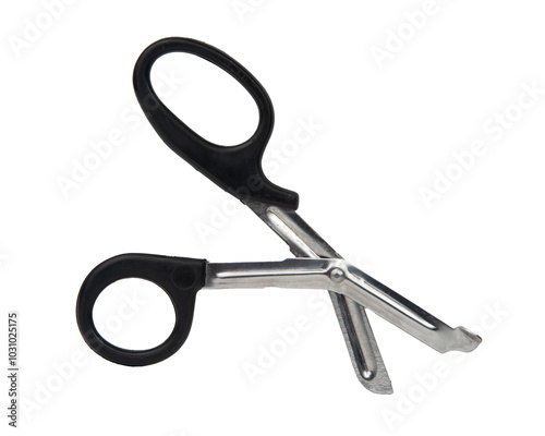 medical scissors on a white background
