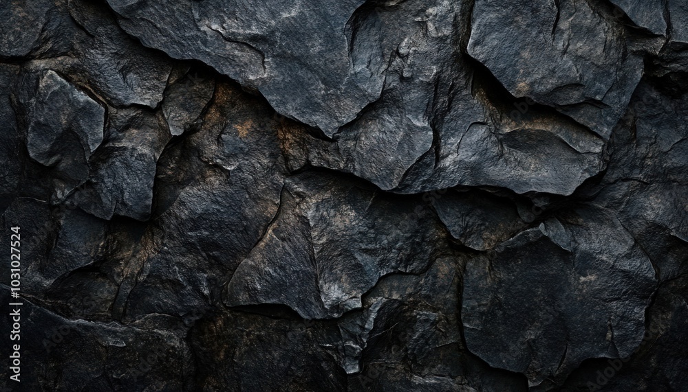 Dark black stone texture with rough and raw details Dark black stone texture with rough and raw details