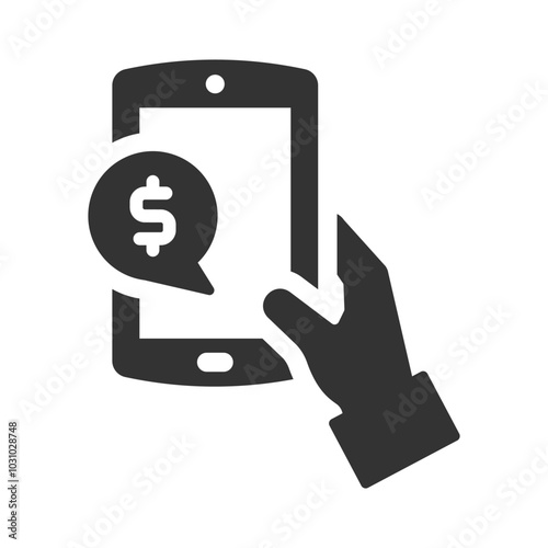 Mobile banking icon