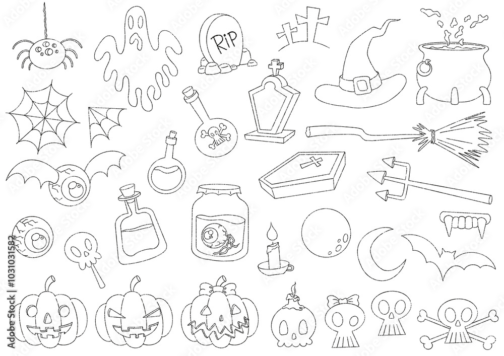 Haloween Lineart - Giulia Senra Haloween Lineart - Giulia Senra