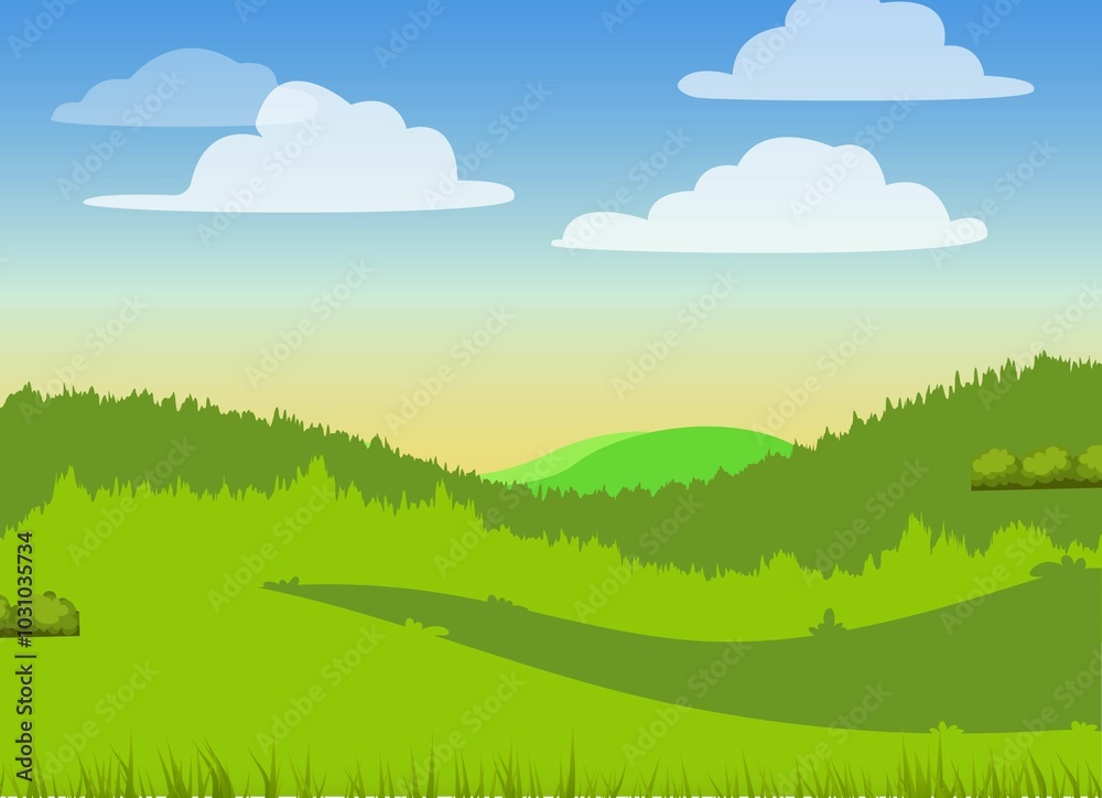 landscape with mountains landscape with mountains