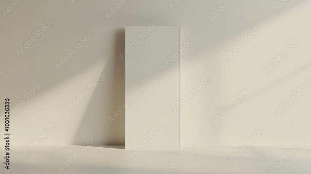 Blank Vertical Canvas Minimalist White Background Blank Vertical Canvas Minimalist White Background