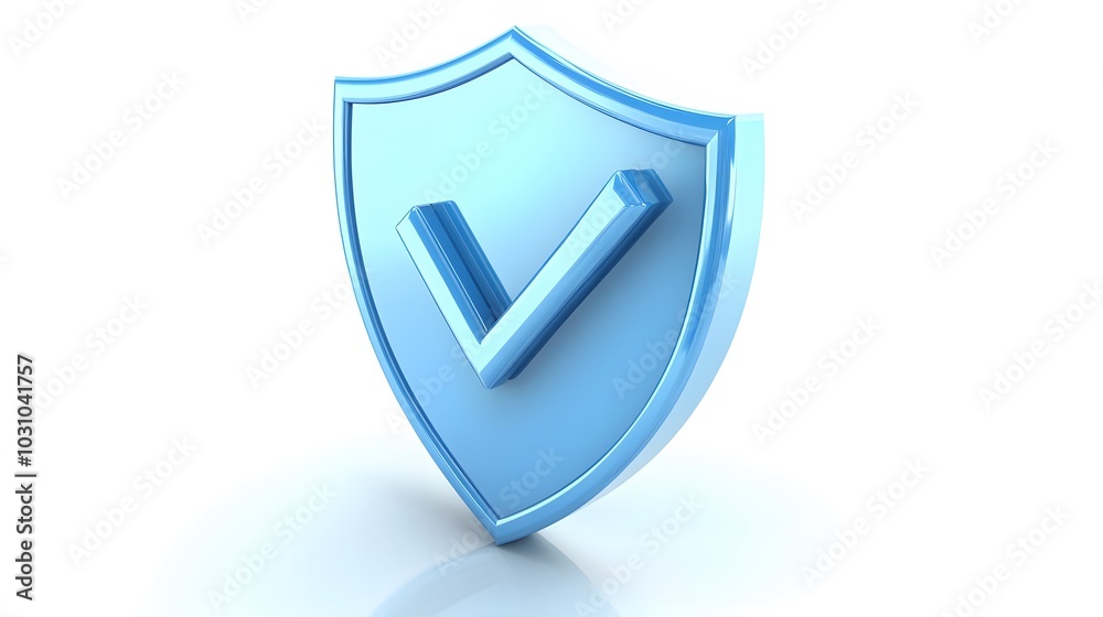 cartoon 3d Icon safety shield check mark perspective . Blue symbol security safety icon. Checkmark in minimalistic style. 3d vector illustration. white background cartoon 3d Icon safety shield check mark perspective . Blue symbol security safety icon. Checkmark in minimalistic style. 3d vector illustration. white background