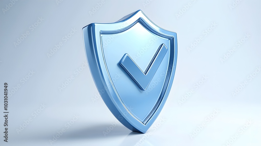 cartoon 3d Icon safety shield check mark perspective . Blue symbol security safety icon. Checkmark in minimalistic style. 3d vector illustration. white background cartoon 3d Icon safety shield check mark perspective . Blue symbol security safety icon. Checkmark in minimalistic style. 3d vector illustration. white background