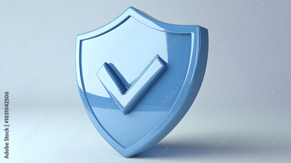 cartoon 3d Icon safety shield check mark perspective . Blue symbol security safety icon. Checkmark in minimalistic style. 3d vector illustration. white background cartoon 3d Icon safety shield check mark perspective . Blue symbol security safety icon. Checkmark in minimalistic style. 3d vector illustration. white background
