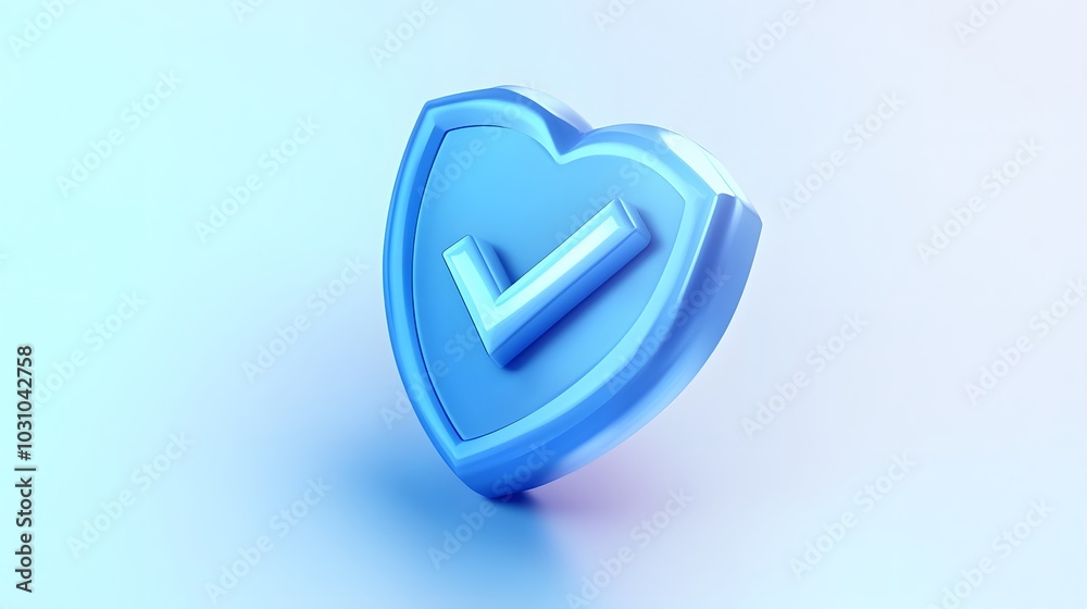 cartoon 3d Icon safety shield check mark perspective . Blue symbol security safety icon. Checkmark in minimalistic style. 3d vector illustration. white background cartoon 3d Icon safety shield check mark perspective . Blue symbol security safety icon. Checkmark in minimalistic style. 3d vector illustration. white background