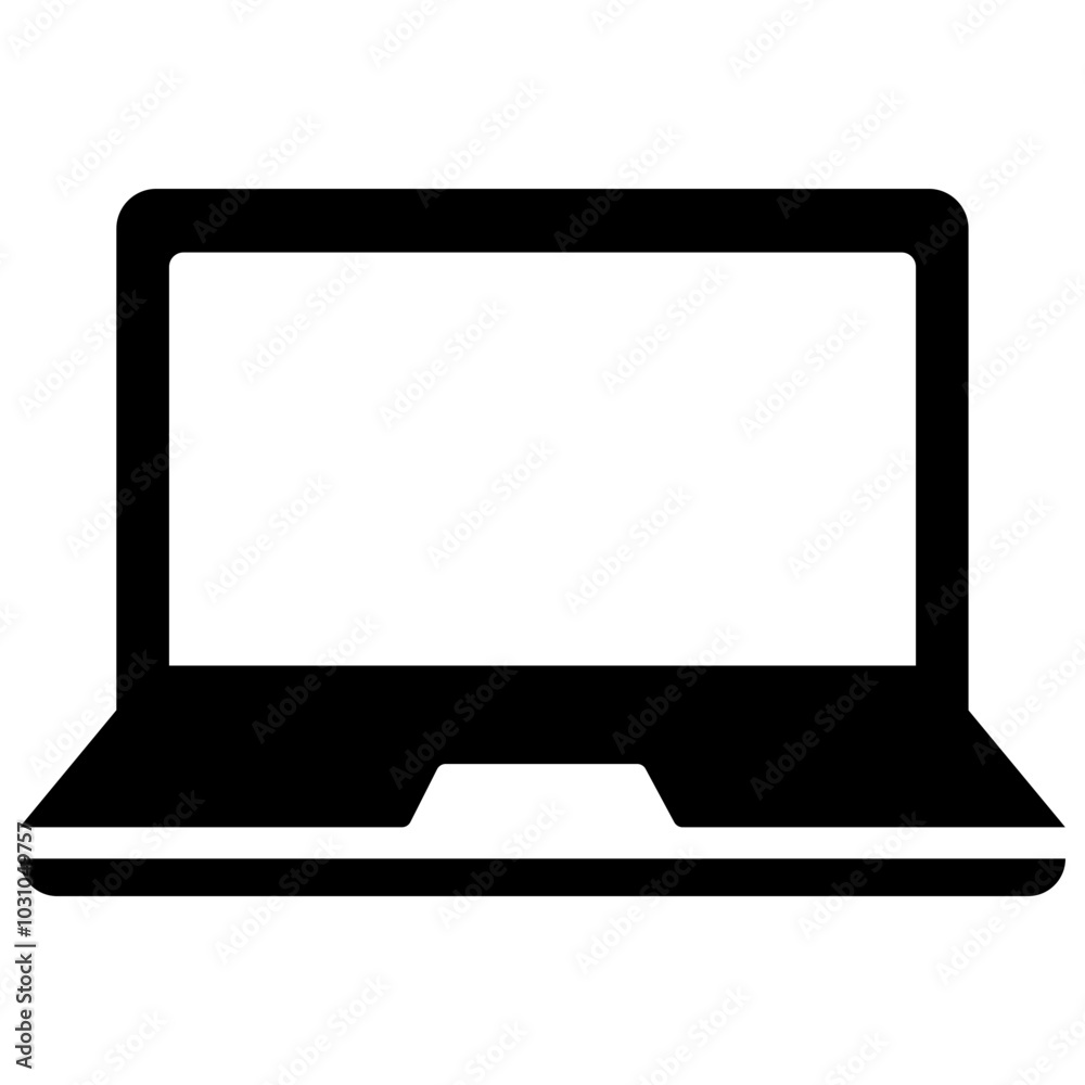Laptop device vector flat icon design. Laptop device vector flat icon design.