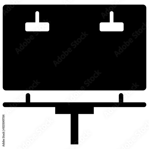 Bill board vector flat icon design.