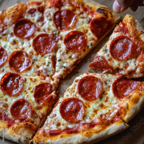 Pizza topping: pepperoni