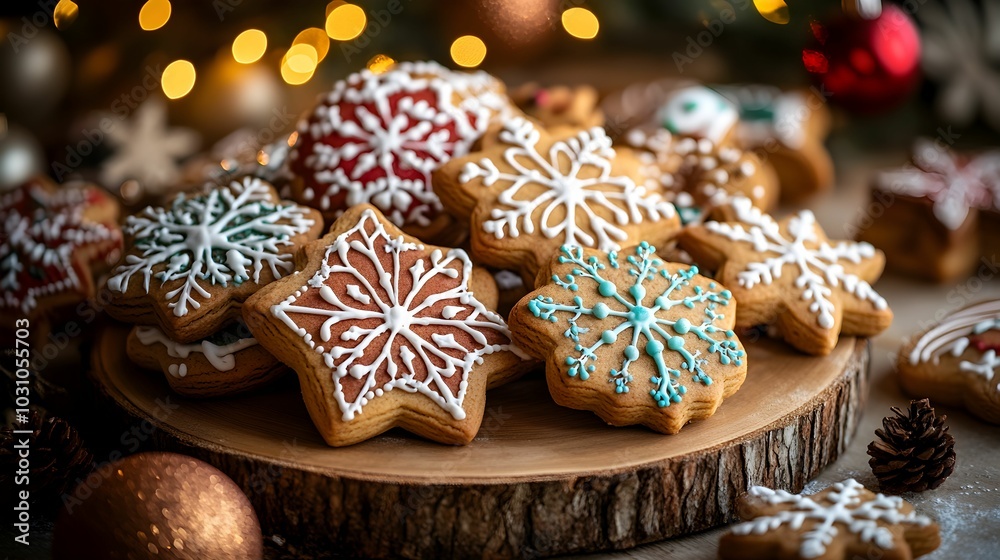 pierniczki, ciastka, tradycyjne, polskie, dekoracja, słodkości, święta, rustykalne, estetyka, przysmak, smak, Canon EOS R5, niska przysłona, jedzenie, przyjemność, rodzinna kolacja, tradycja, wigilijn