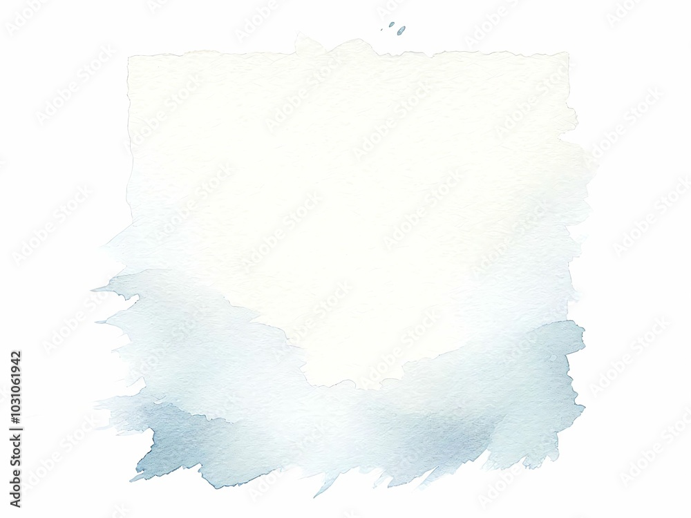 Fototapeta premium Soft pastel abstraction with watercolor waves and gradients
