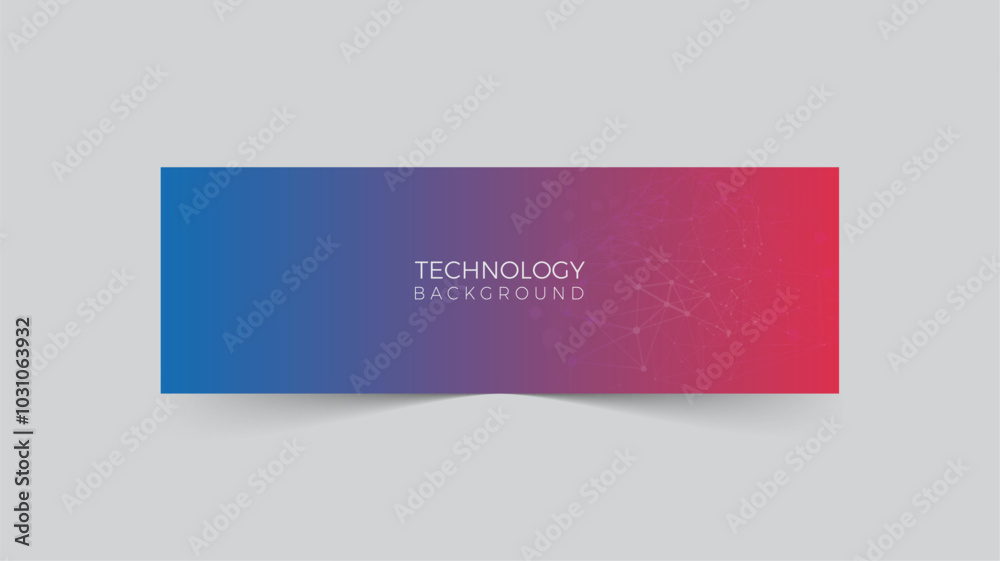 flat shapes Gradient halftone technology twitch banner flat shapes Gradient halftone technology twitch banner