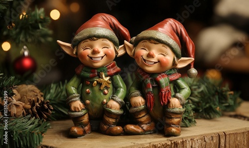 Magical elf figurines fun and whimsical characters to bring charm to your holiday decor