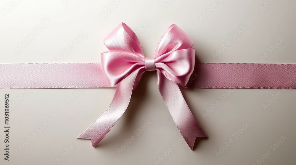 Remove , Clipping Path, pen tool from pink ribbon bow isolated on transparent background