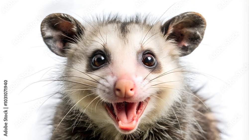 close up of a possum close up of a possum